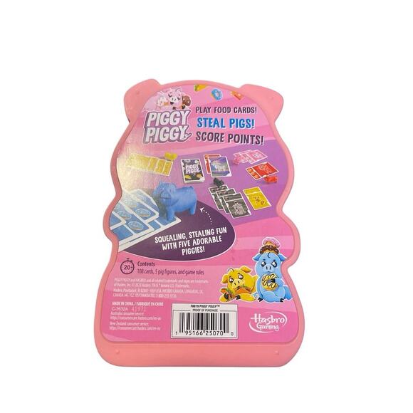 Piggy Piggy Game, Fun Family Card Games for 2 to 6 Players, Ages 7+ - Picture 2 of 2